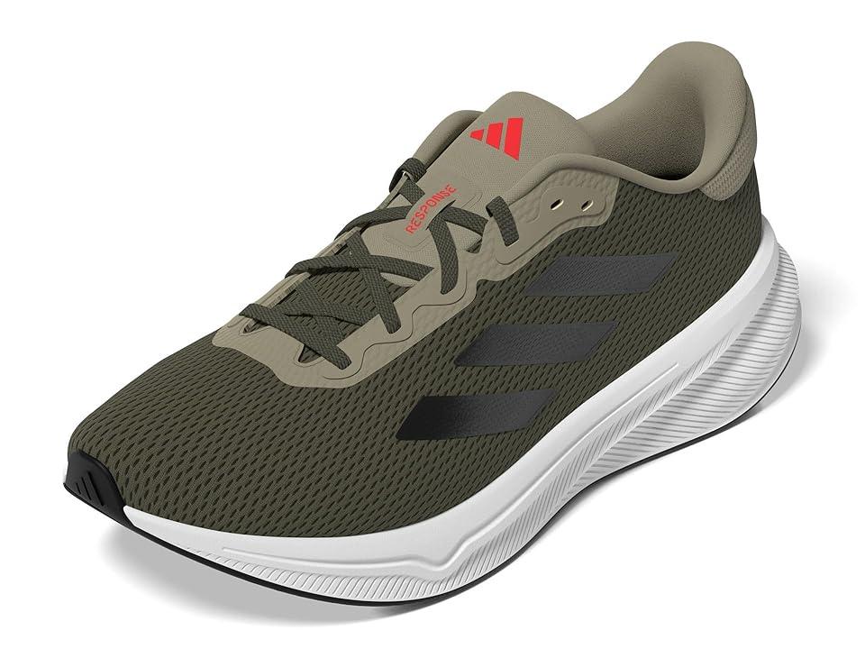 adidas Response Men's All-Surface Running Shoes, Size: 10.5, Olive Black Red - Bellso